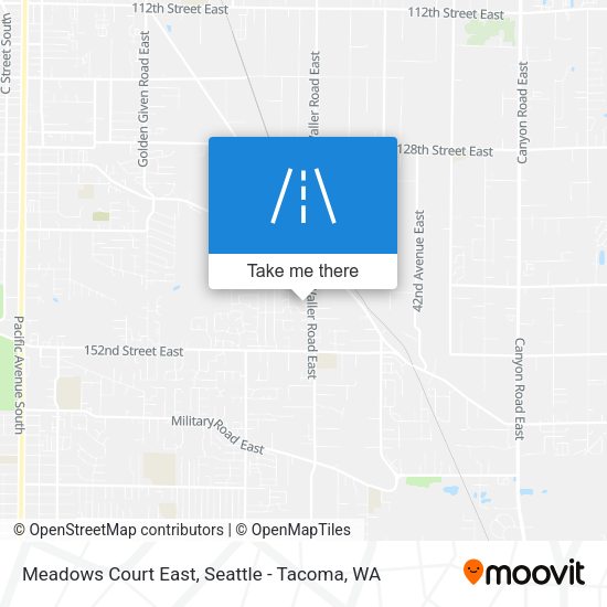 Meadows Court East map