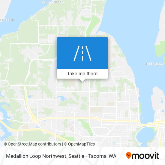 Medallion Loop Northwest map