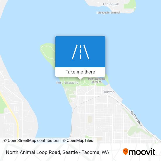 Mapa de North Animal Loop Road