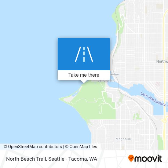 Mapa de North Beach Trail
