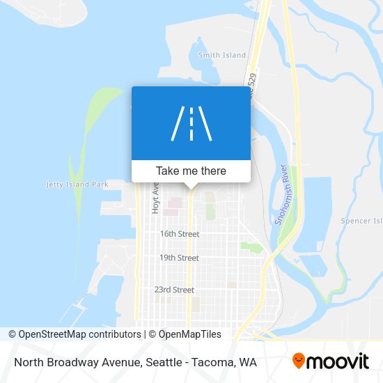 Mapa de North Broadway Avenue