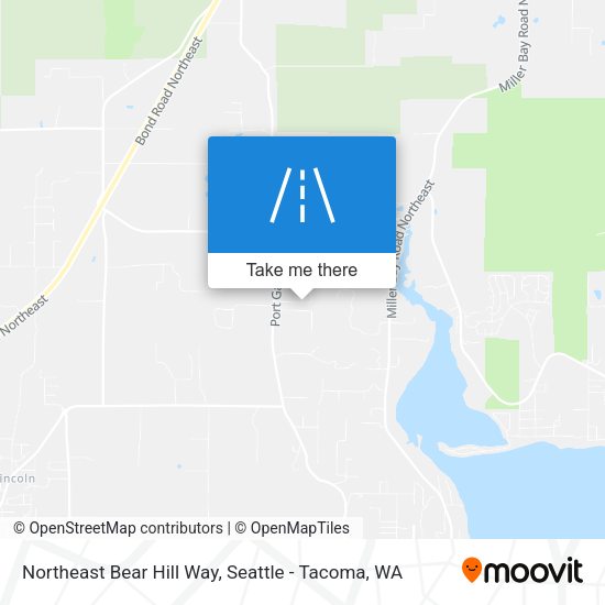 Mapa de Northeast Bear Hill Way