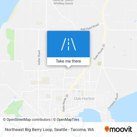 Mapa de Northeast Big Berry Loop