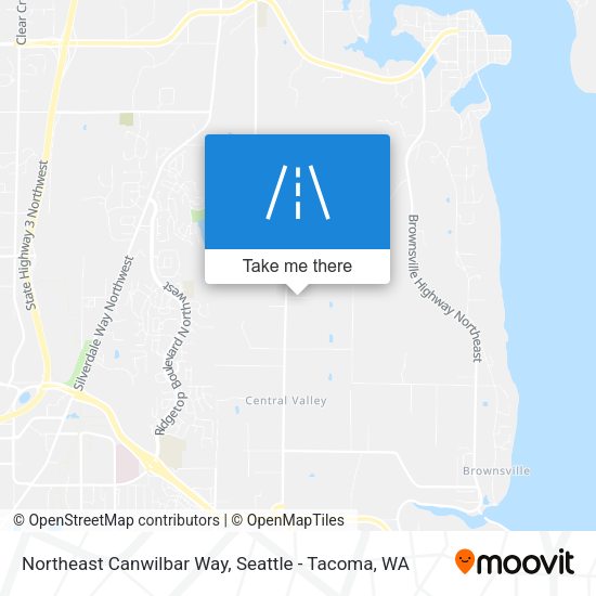 Northeast Canwilbar Way map