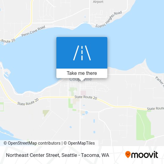 Northeast Center Street map