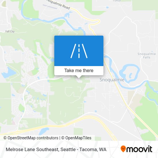 Mapa de Melrose Lane Southeast