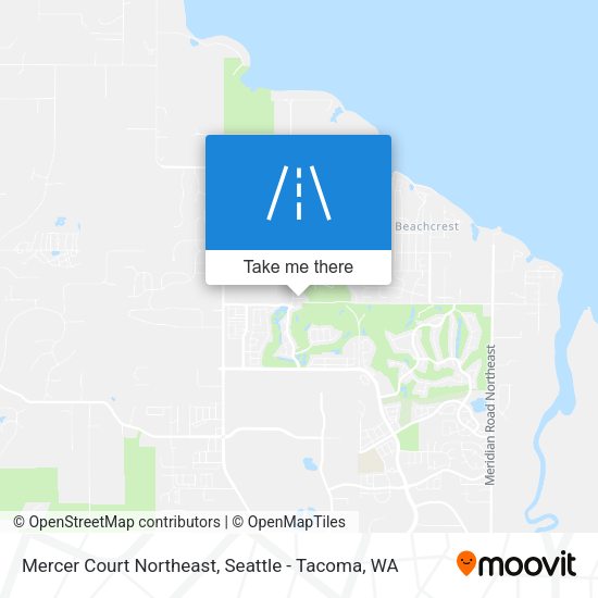 Mercer Court Northeast map