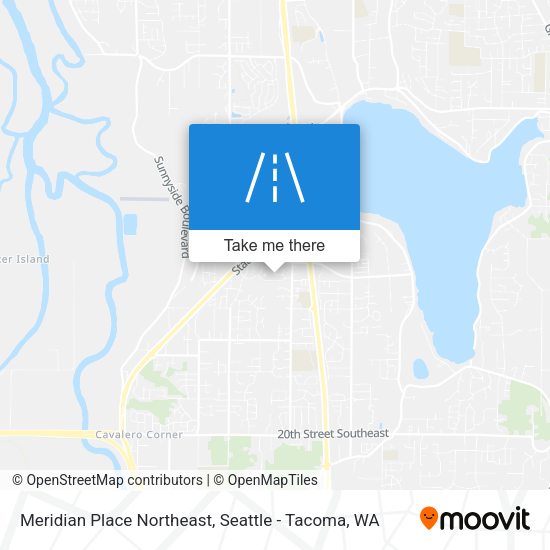 Mapa de Meridian Place Northeast