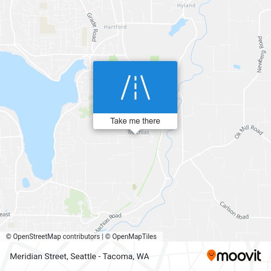 Mapa de Meridian Street
