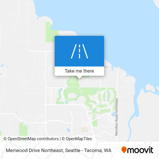 Meriwood Drive Northeast map