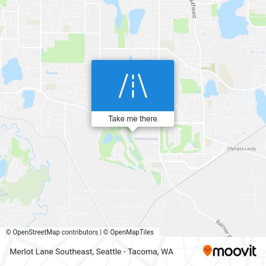 Merlot Lane Southeast map