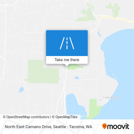 North East Camano Drive map