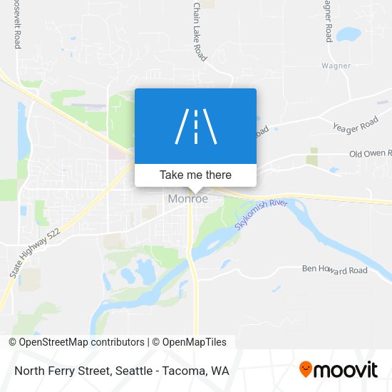 North Ferry Street map