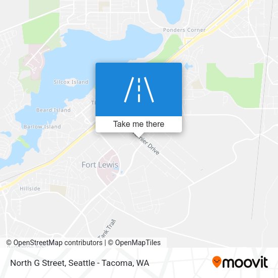 North G Street map