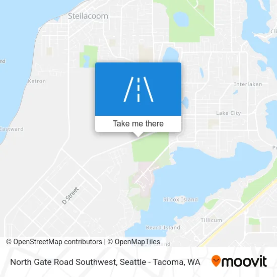 North Gate Road Southwest map