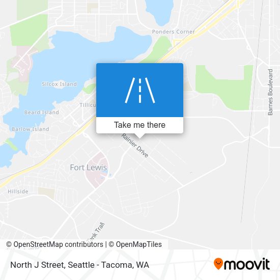 North J Street map