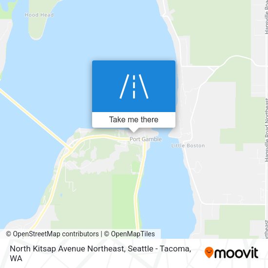 North Kitsap Avenue Northeast map