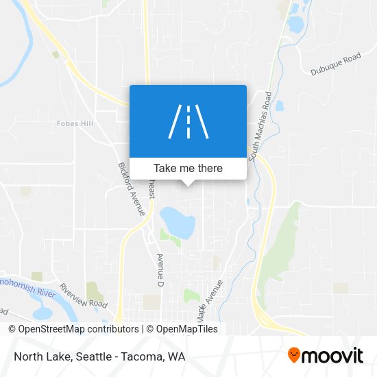 Mapa de North Lake