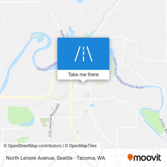North Lenore Avenue map
