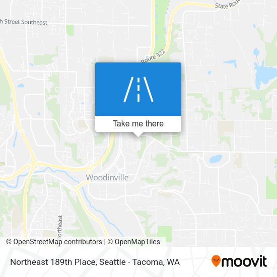 Mapa de Northeast 189th Place