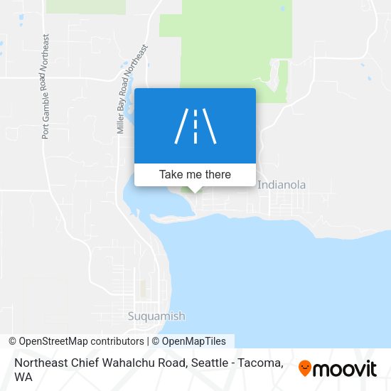 Northeast Chief Wahalchu Road map