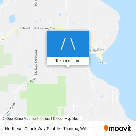 Northeast Chuck Way map