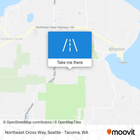 Northeast Cross Way map