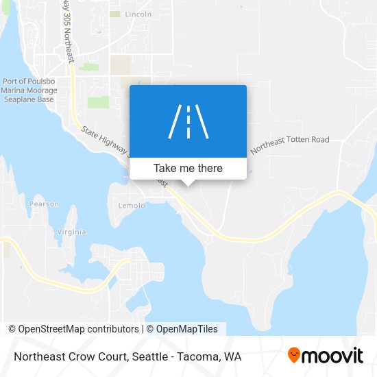 Mapa de Northeast Crow Court