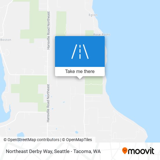 Northeast Derby Way map