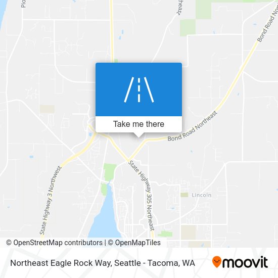 Mapa de Northeast Eagle Rock Way