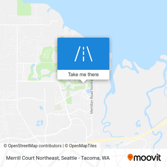 Mapa de Merrill Court Northeast