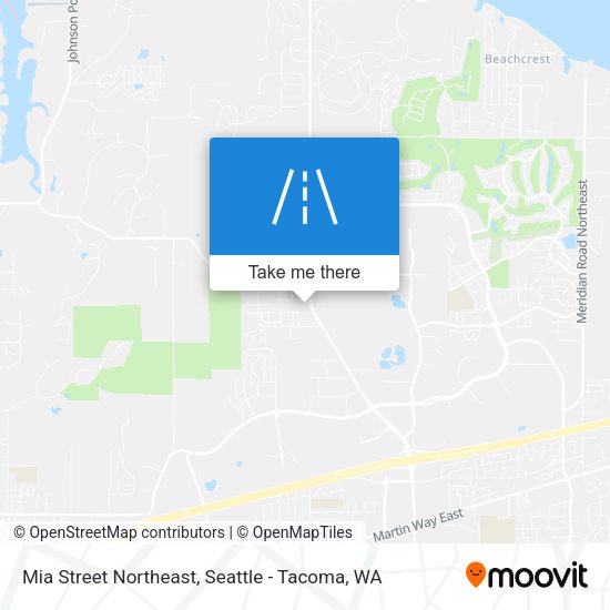 Mia Street Northeast map