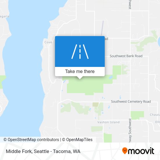 Mapa de Middle Fork