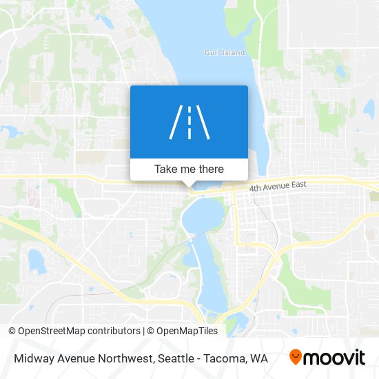 Midway Avenue Northwest map