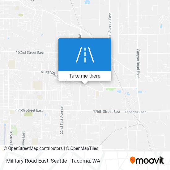 Mapa de Military Road East