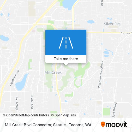 Mill Creek Blvd Connector map