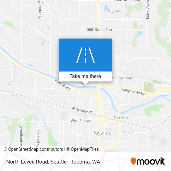 North Levee Road map