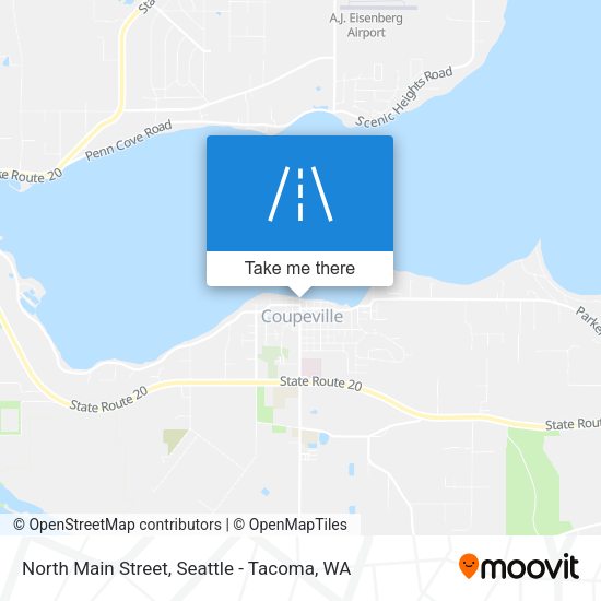 North Main Street map
