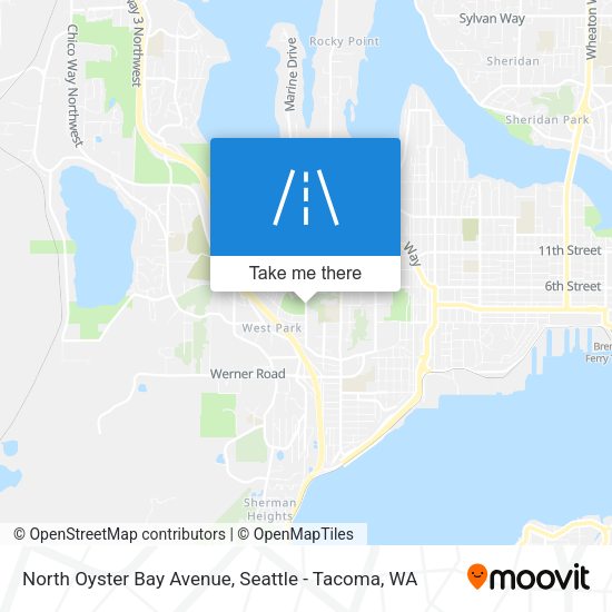 North Oyster Bay Avenue map