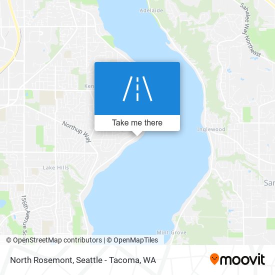 North Rosemont map