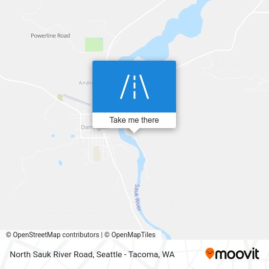 Mapa de North Sauk River Road