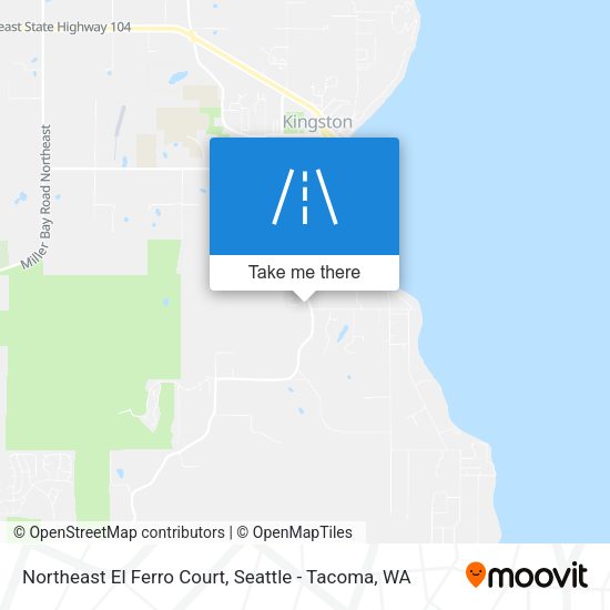 Northeast El Ferro Court map