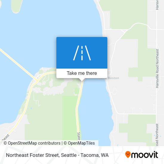 Mapa de Northeast Foster Street