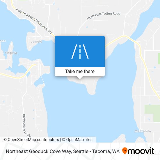 Northeast Geoduck Cove Way map