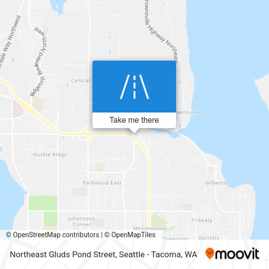 Northeast Gluds Pond Street map