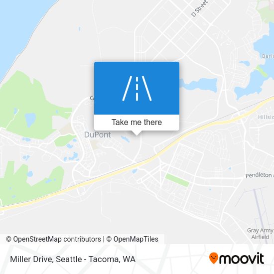 Miller Drive map