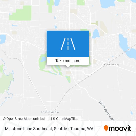 Millstone Lane Southeast map