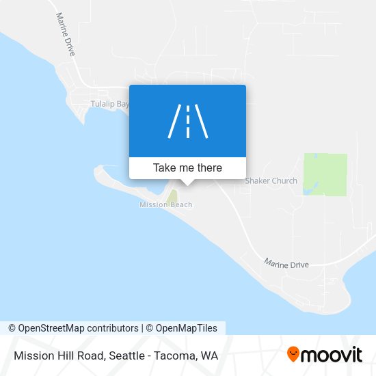 Mapa de Mission Hill Road