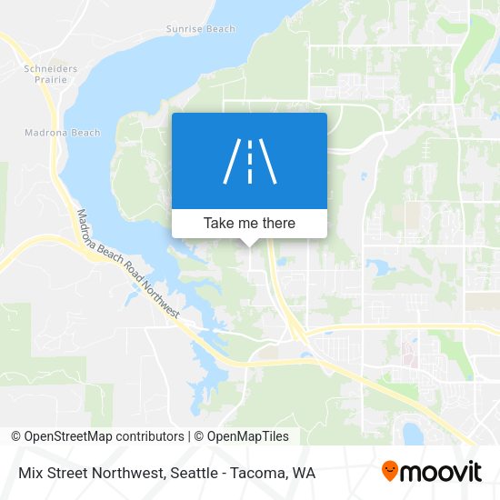 Mix Street Northwest map