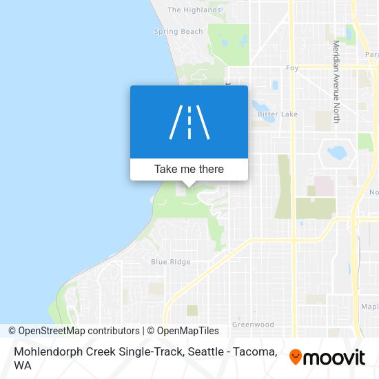 Mapa de Mohlendorph Creek Single-Track